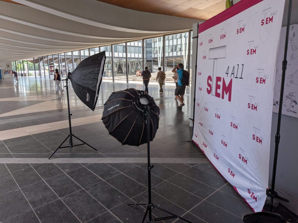 Mise en place d'un photocall à Paris